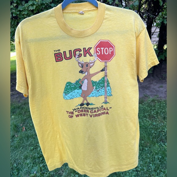 The Buck Stop — Wardensville, West Virginia (WV) The Deer Capital | Yellow | M/L - Picture 3 of 14
